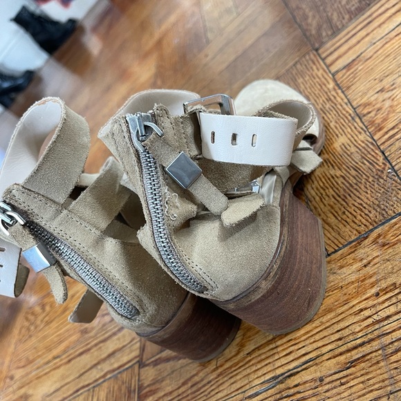 ZARA woman suede cut out strappy boot - Picture 8 of 14